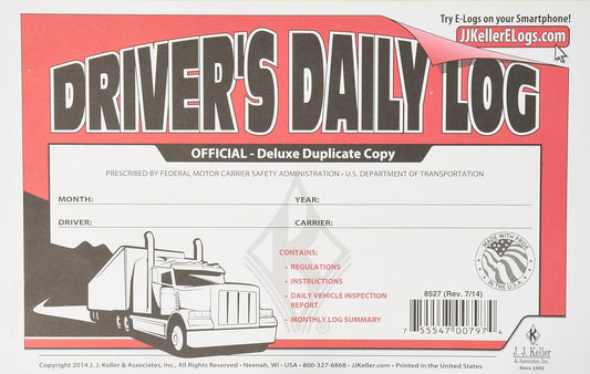 Driver's Daily Log Book